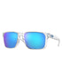 Oakley Holbrook XL Sunglasses - Polished Clear Frame - Prizm Sapphire Polarised