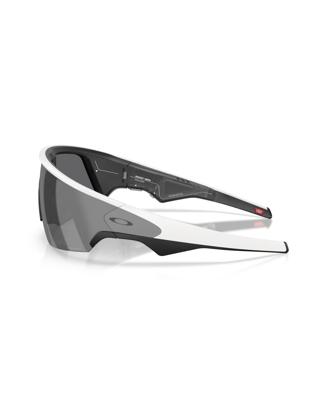 Oakley Meta Sunglasses - White Frame - Prizm Black