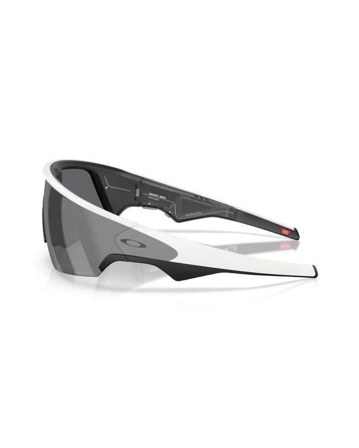 Oakley Meta Sunglasses - White Frame - Prizm Black