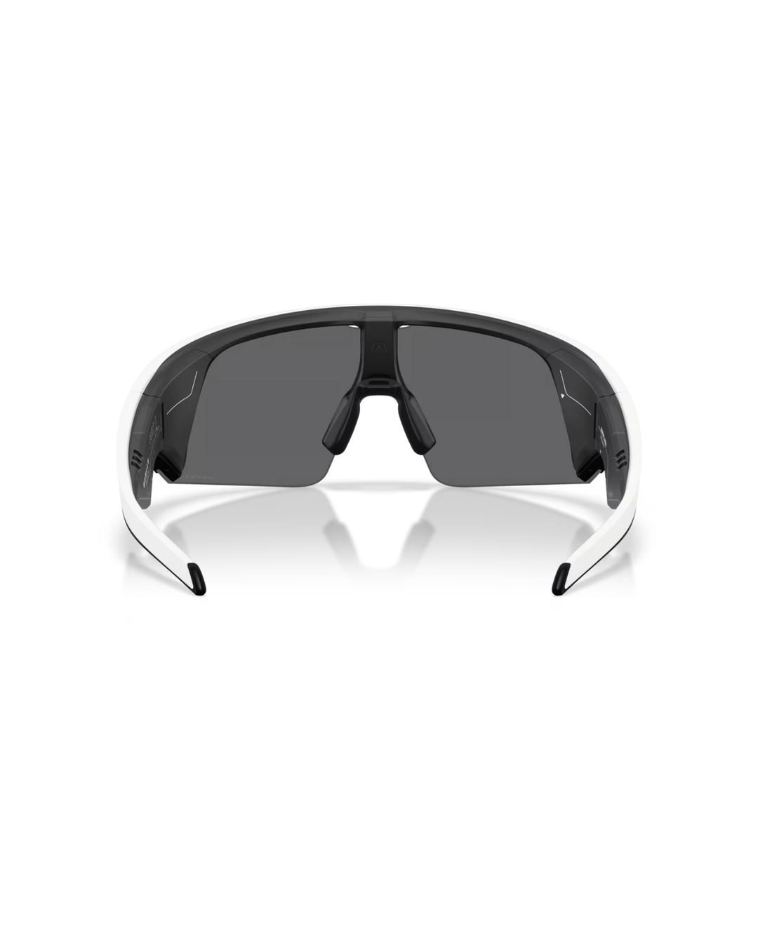 Oakley Meta Sunglasses - White Frame - Prizm Black