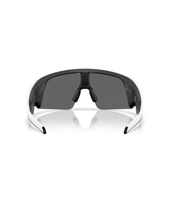 Oakley Meta Sunglasses - White Frame - Prizm Black