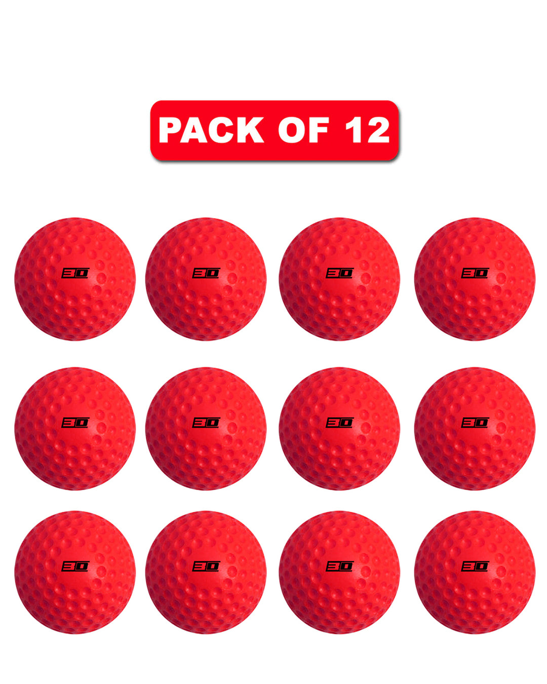 3D Bowling Machine Ball Bundle - Standard Bounce - Pack of 6x or 12x