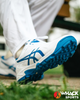 ASICS Gel Peake - Rubber Cricket Shoes - White/Tuna Blue