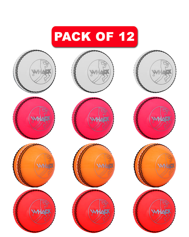 WHACK Cricket Pro Soft Incredi Ball Bundle - Pack of 6x or 12x
