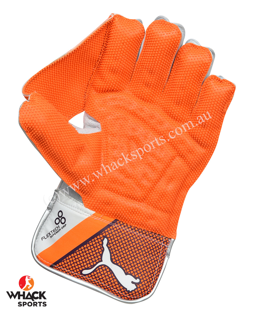 Puma Evo 3 Orange Cricket Keeping Gloves - Boys/Junior