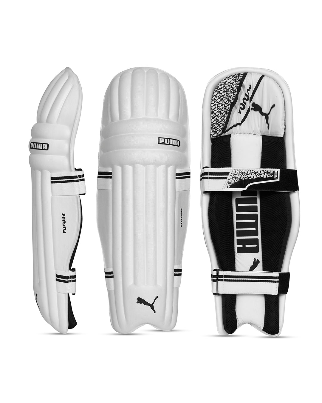 Puma Future 3.2 Cricket Batting Pads - Youth - White/Black