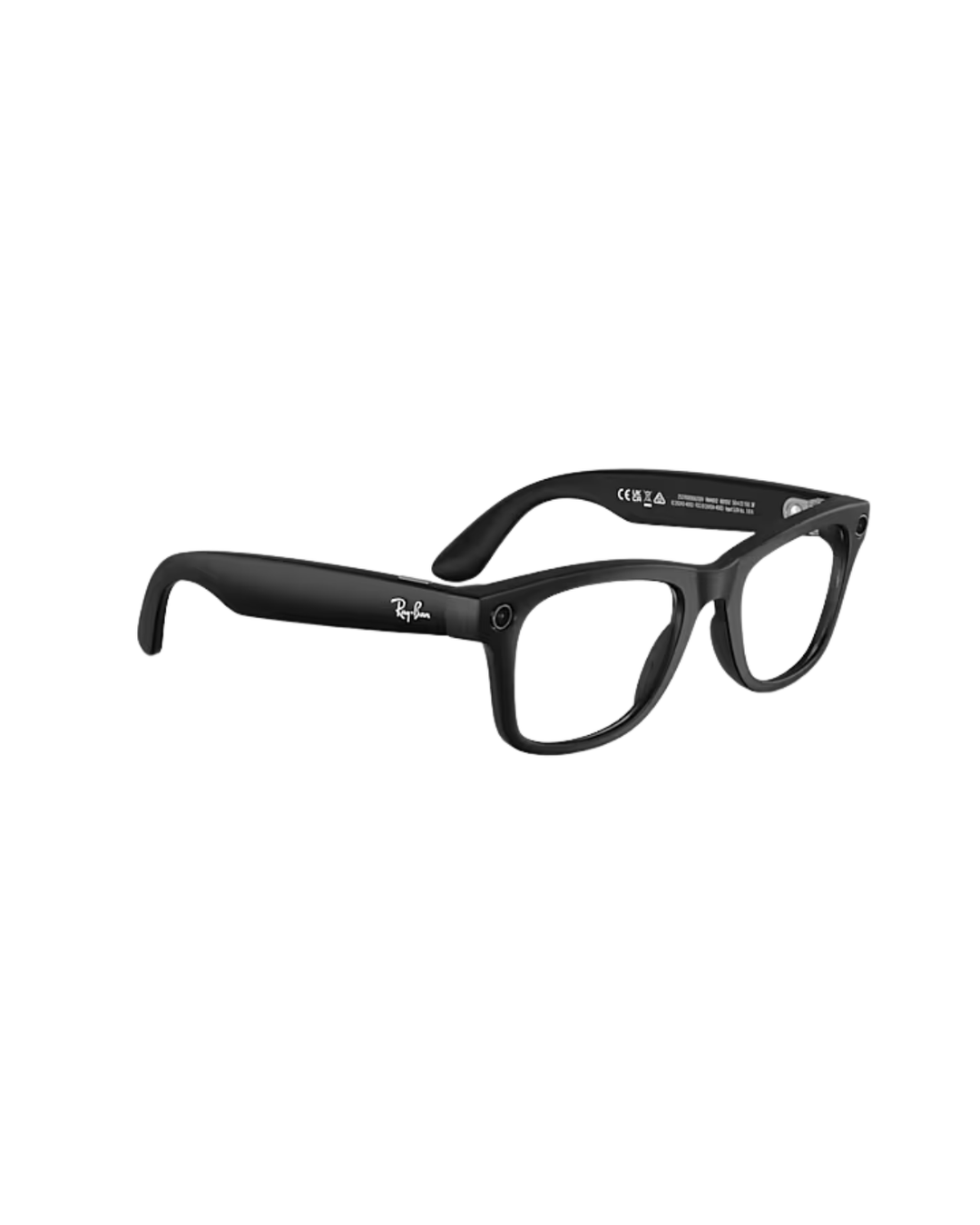 Ray-Ban Wayfarer Meta Sunglasses (Gen 2) - Matte Black Frame - Clear to Grey Transitions