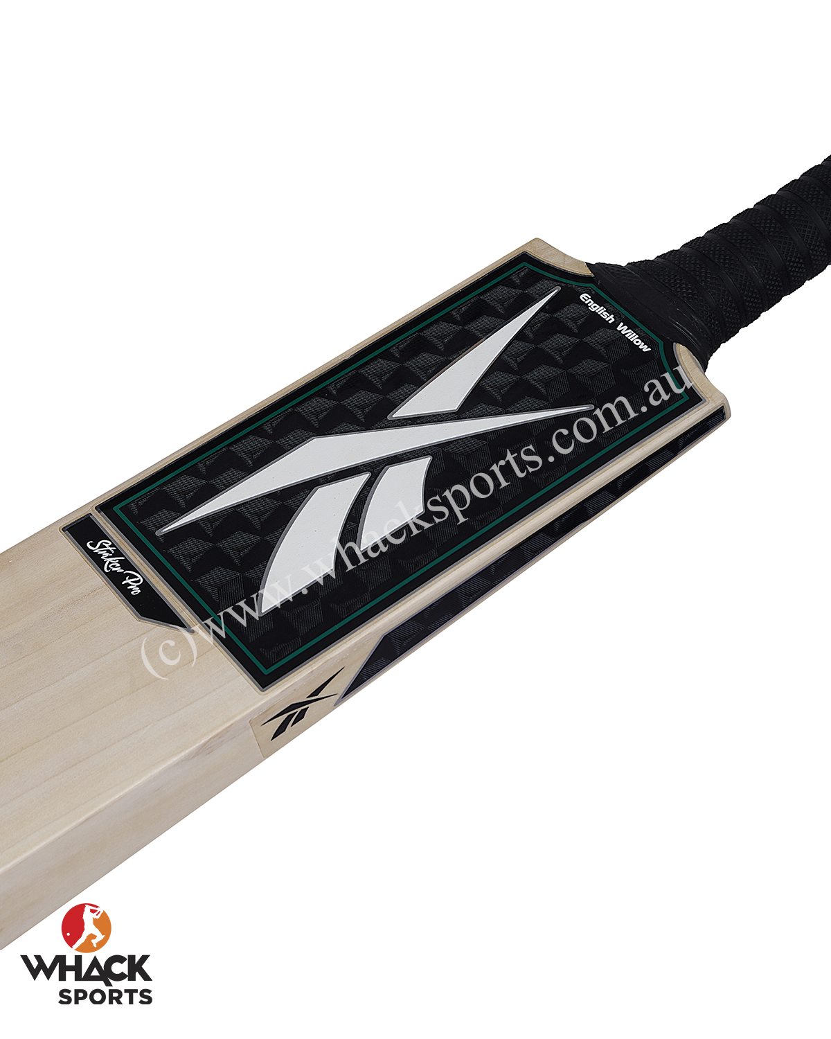Bat Reebook Reebok Striker Pro English Willow Cricket Bat - SH – WHACK Sports