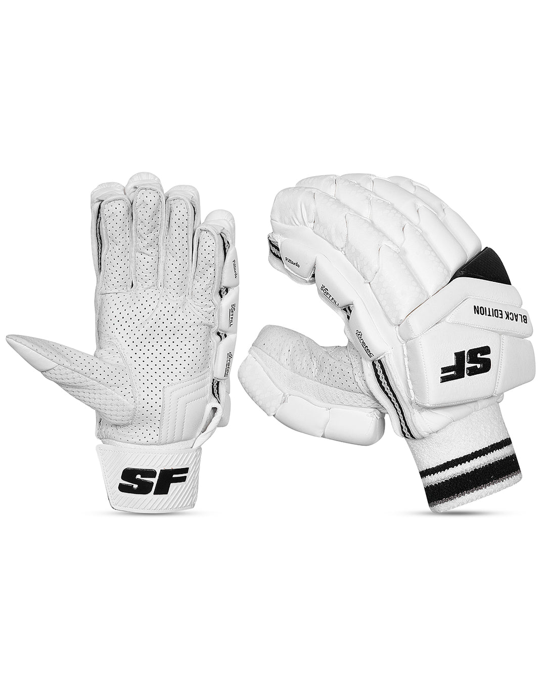 SF Black Edition Players Grade Cricket Batting Gloves - Adult
