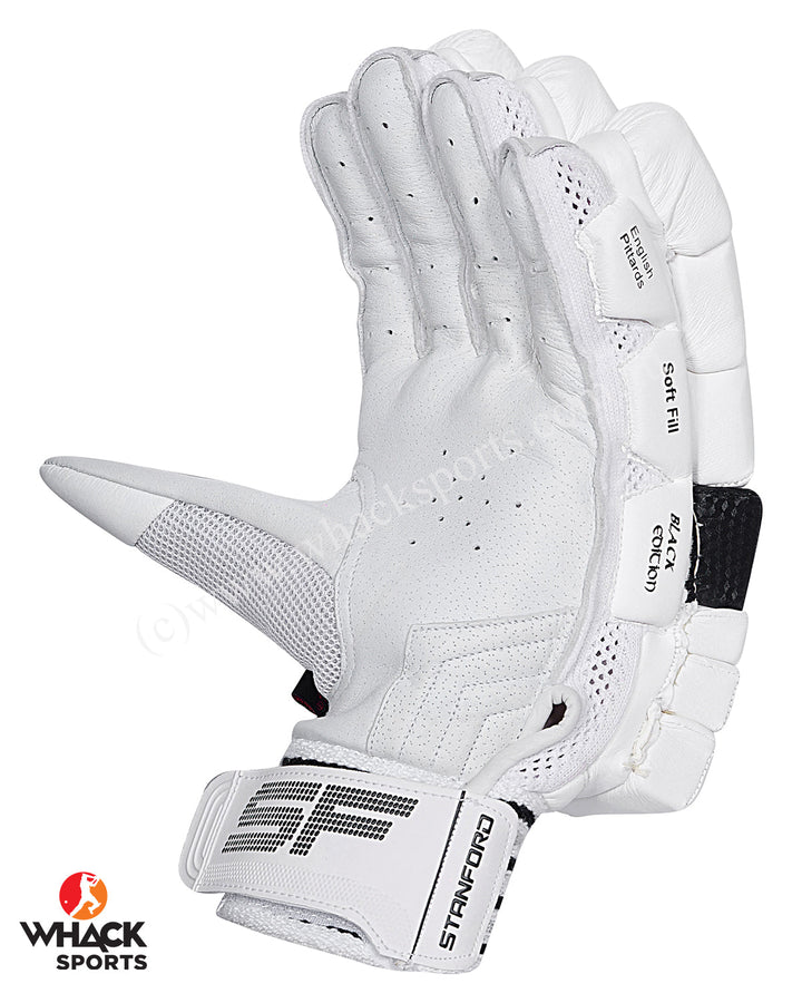 SF Black Edition Batting Pads and Gloves Bundle - Adult