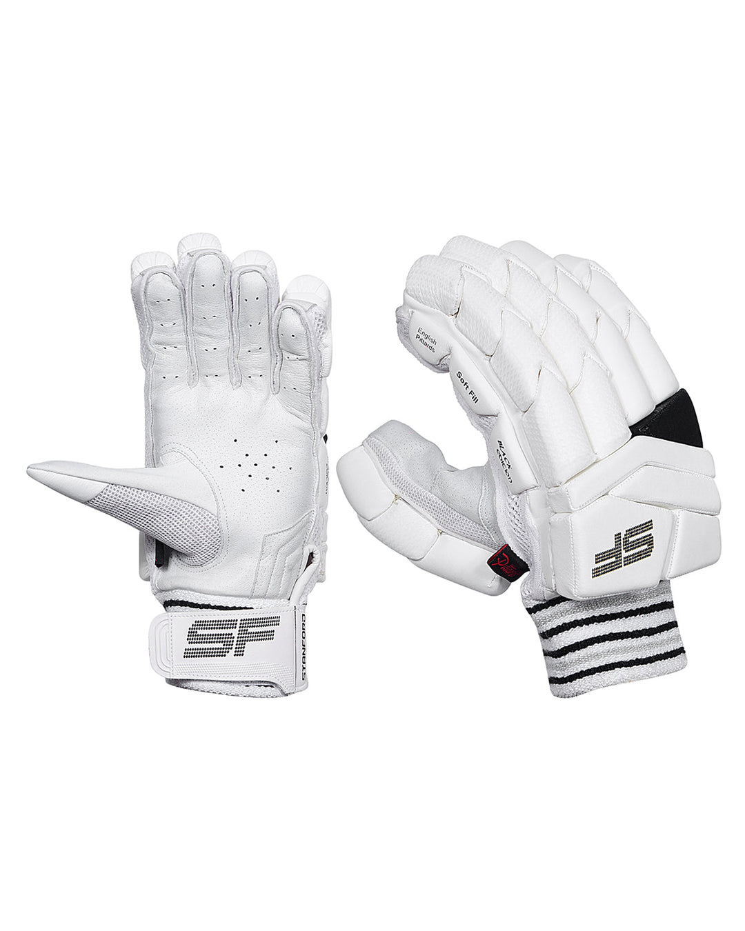SF Black Edition Batting Pads and Gloves Bundle - Adult