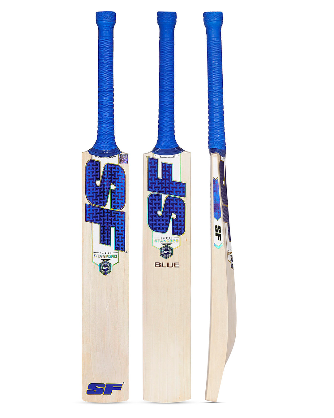SF Blue English Willow Cricket Bat - SH