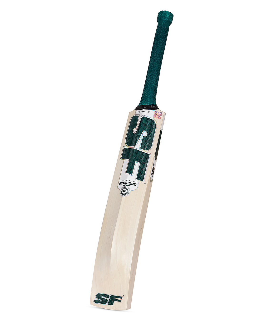 SF Green English Willow Cricket Bat - SH
