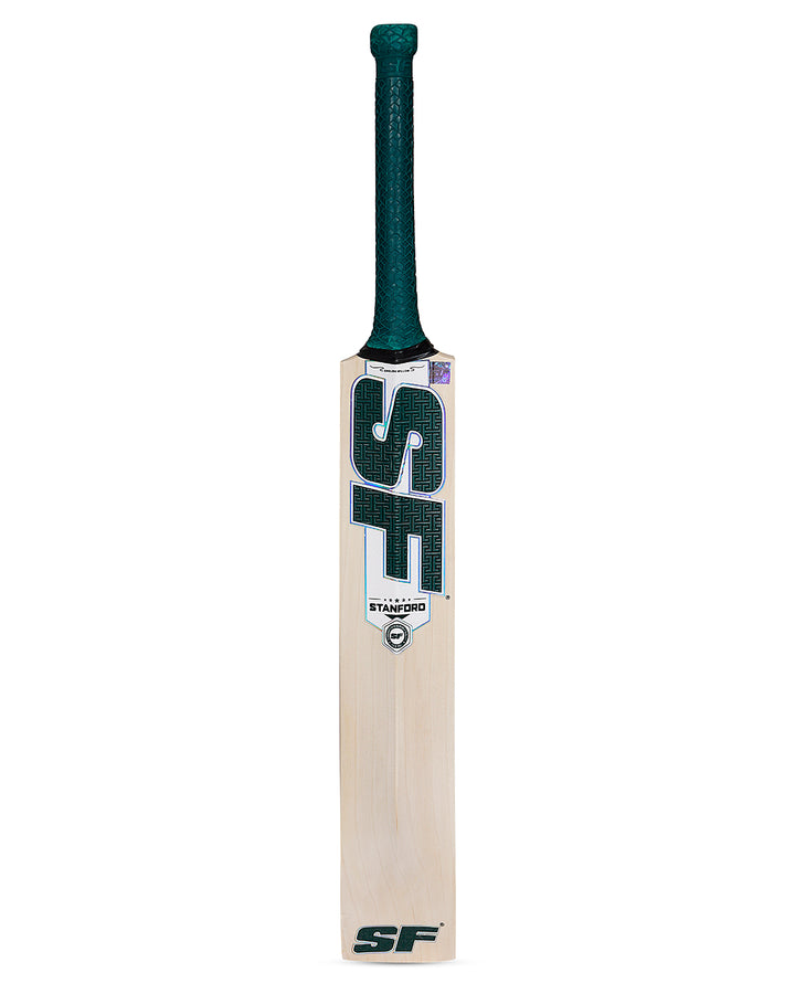 SF Green English Willow Cricket Bat - SH
