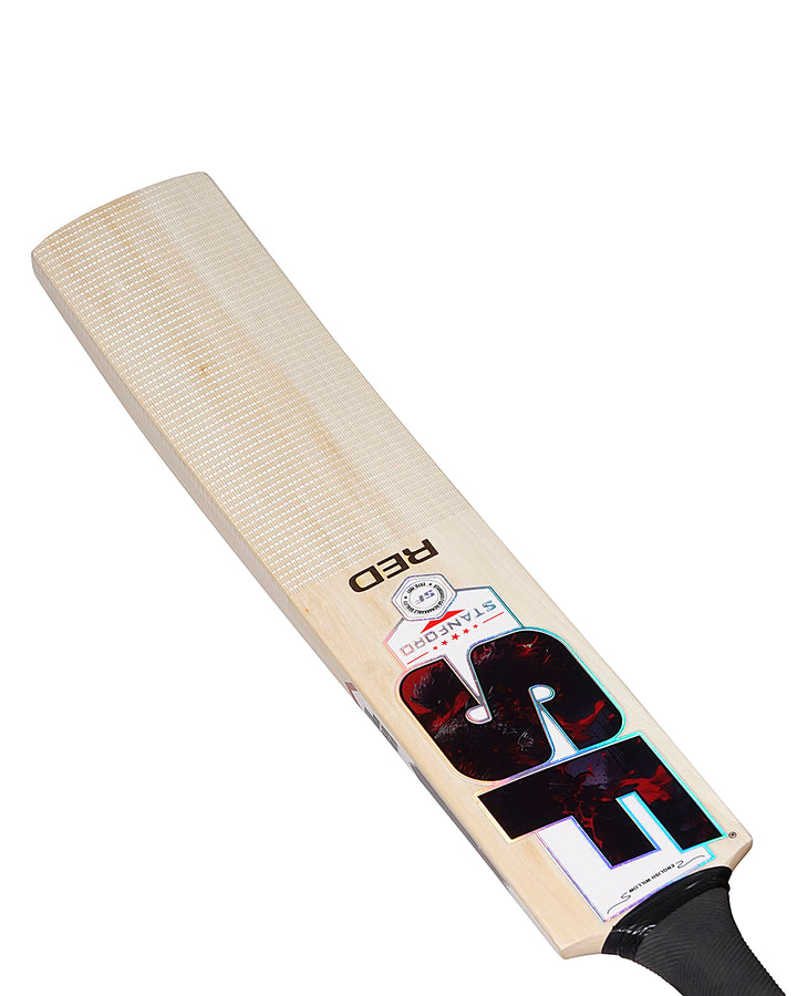 SF Red English Willow Cricket Bat - SH