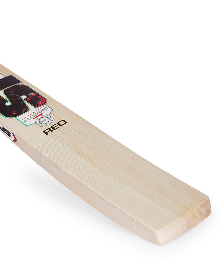 SF Red English Willow Cricket Bat - SH