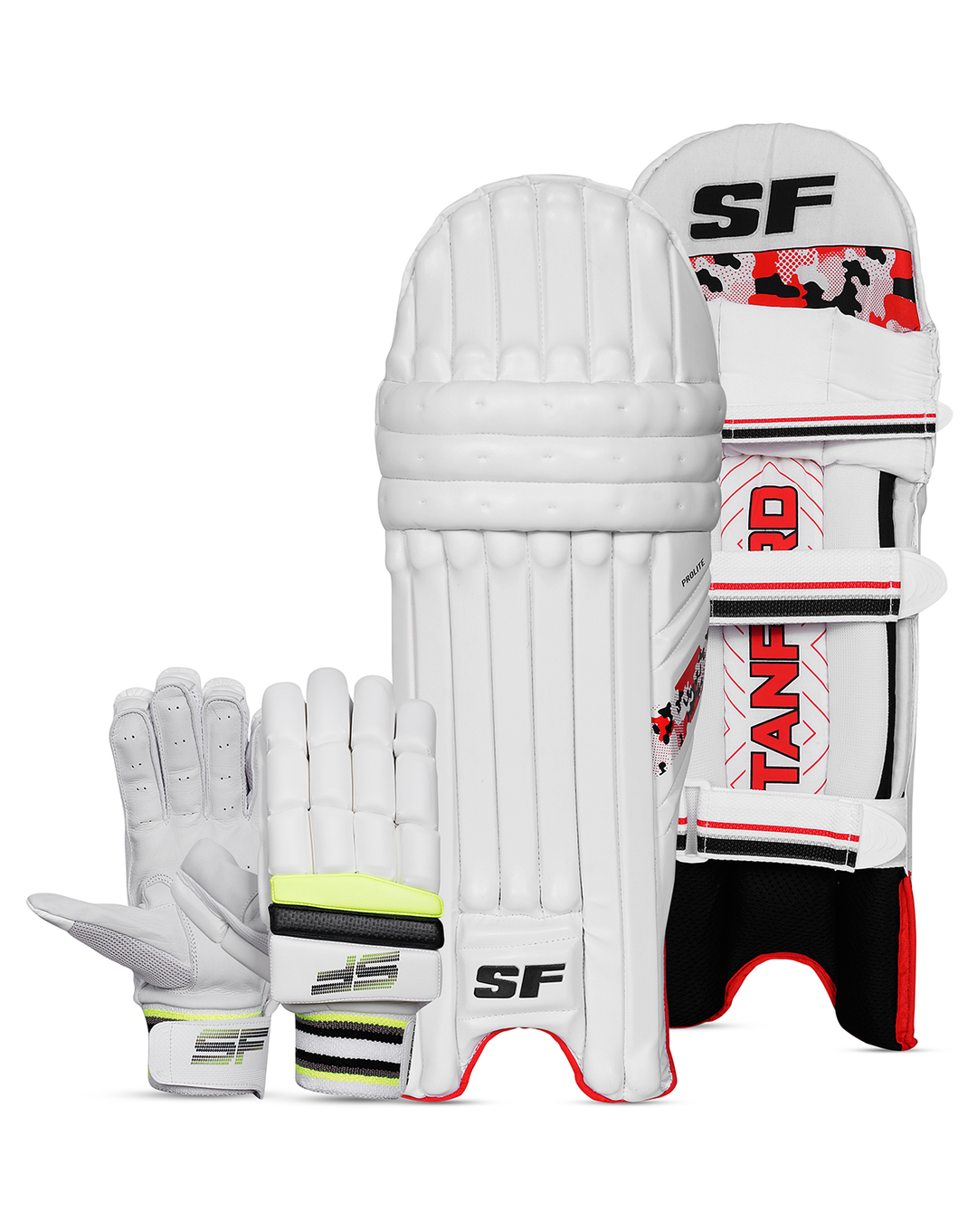 SF Prolite Batting Pads and Gloves Bundle - Adult