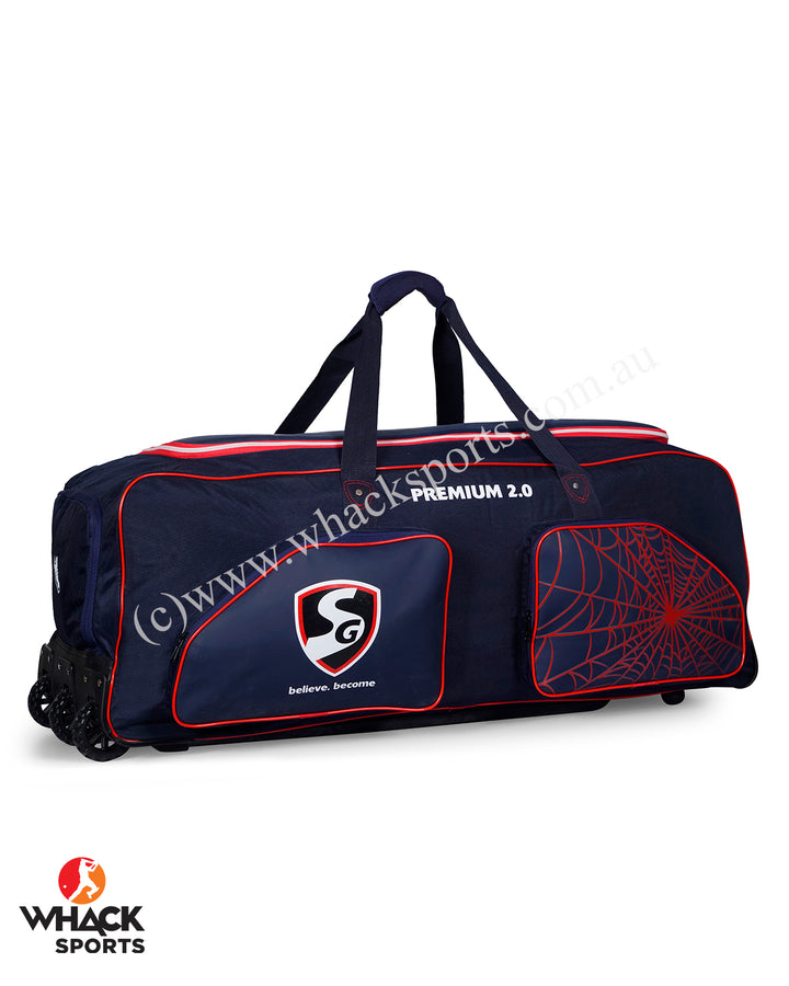 SG RP Premium 2.0 Cricket Kit Bag - Wheelie - Large