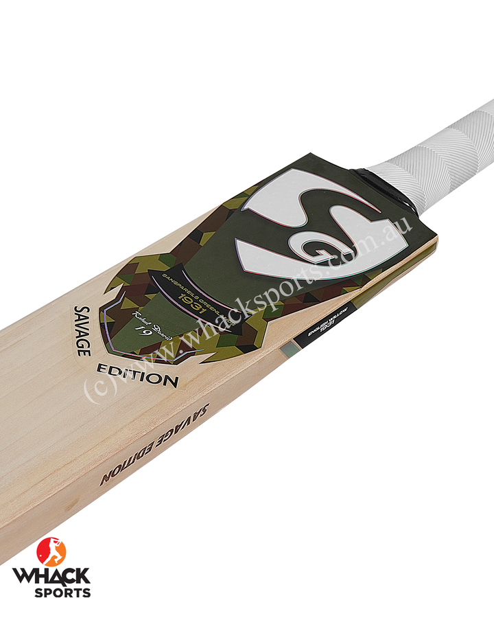 SG Savage Edition English Willow Cricket Bat - SH