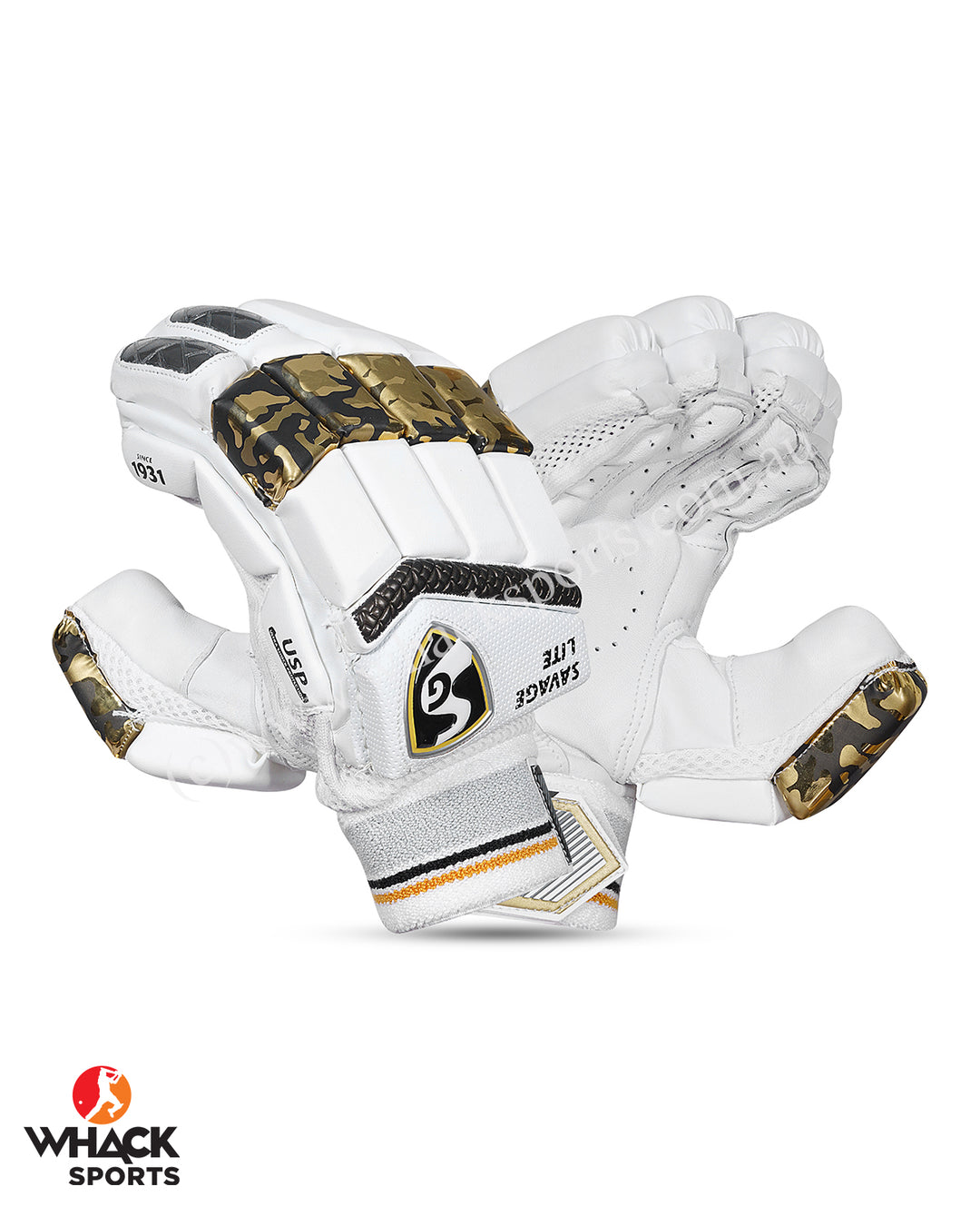 SG Savage Lite Cricket Batting Gloves - Adult
