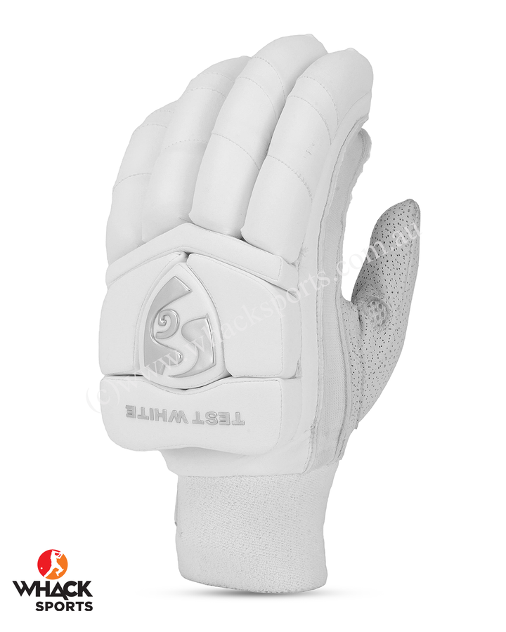 SG Test White Players Grade Batting Gloves - Adult