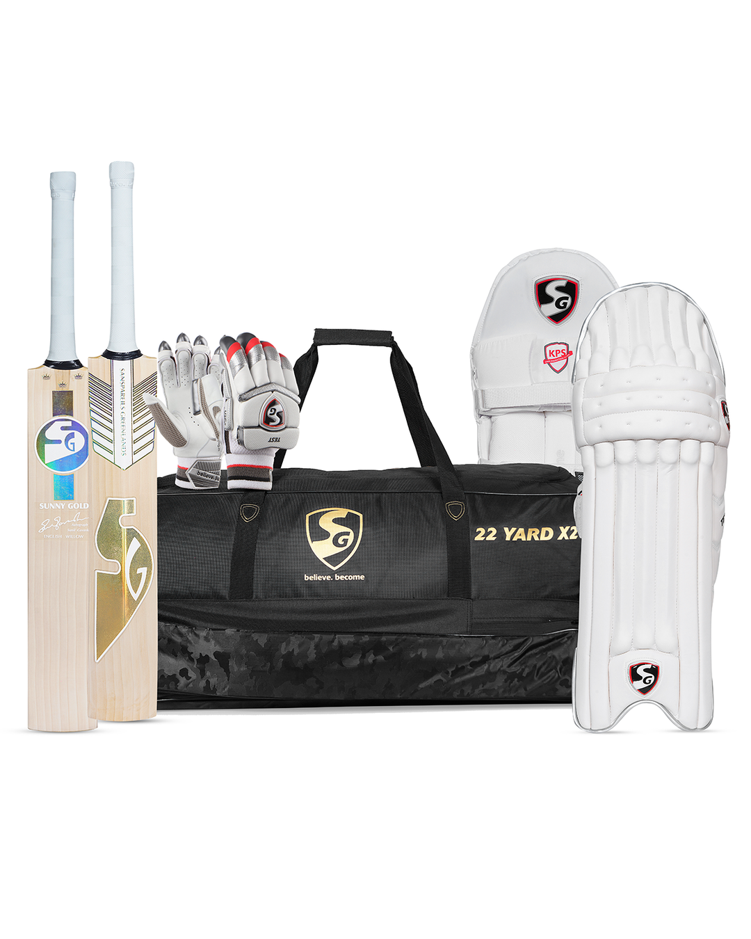 SG Sunny Gold Cricket Bundle Kit - Senior