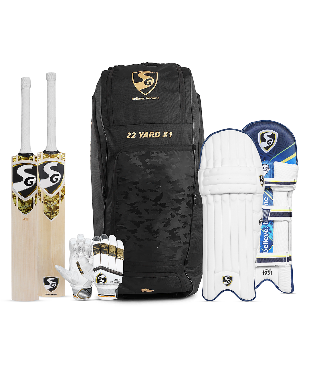 SG HP X2 Grade 1 Cricket Bundle Kit - Senior