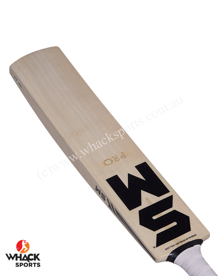 SM Pro English Willow Cricket Bat - SH
