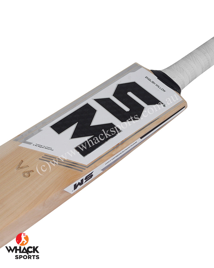 SM V6 English Willow Cricket Bat - SH
