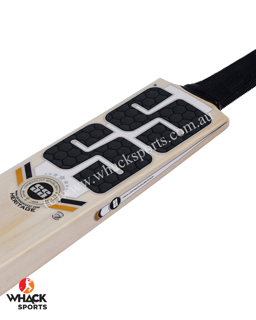 SS Heritage English Willow Cricket Bat - Senior LB