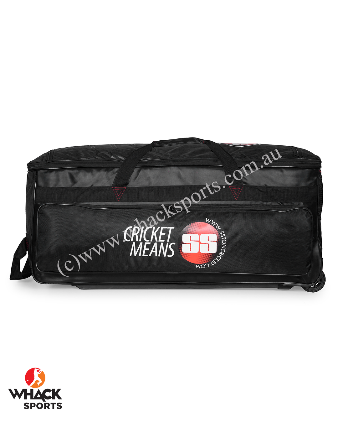 SS Maximus Cricket Kit Bag - Wheelie - Extra Large - Black