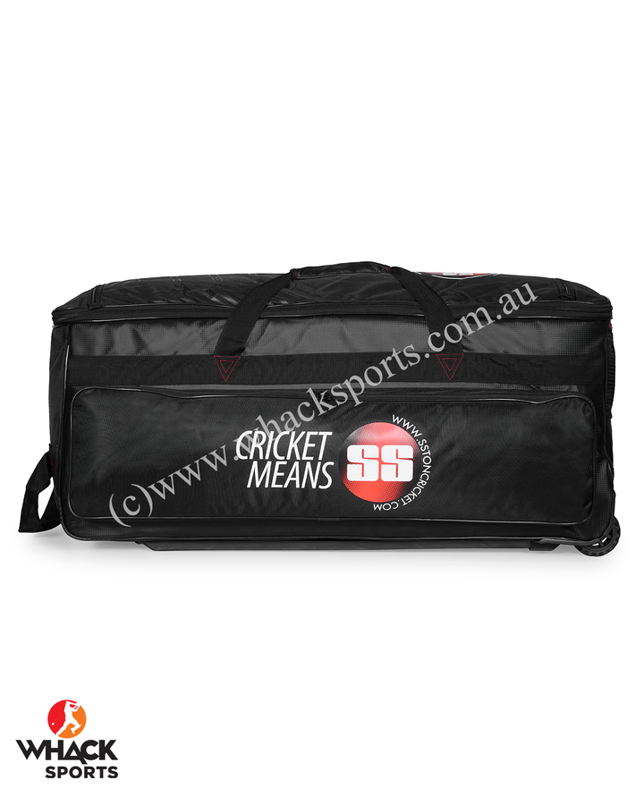 SS Maximus Cricket Kit Bag - Wheelie - Extra Large - Black