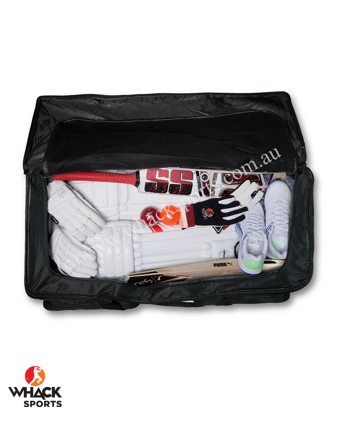 SS Maximus Cricket Kit Bag - Wheelie - Extra Large - Black
