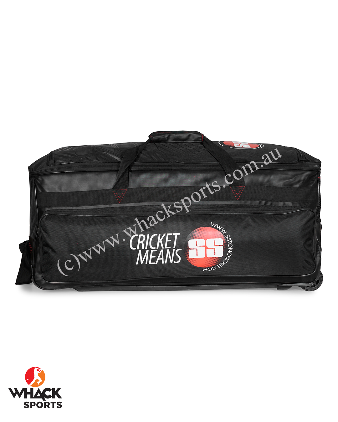 SS Maximus Cricket Kit Bag - Wheelie - Extra Large - Black