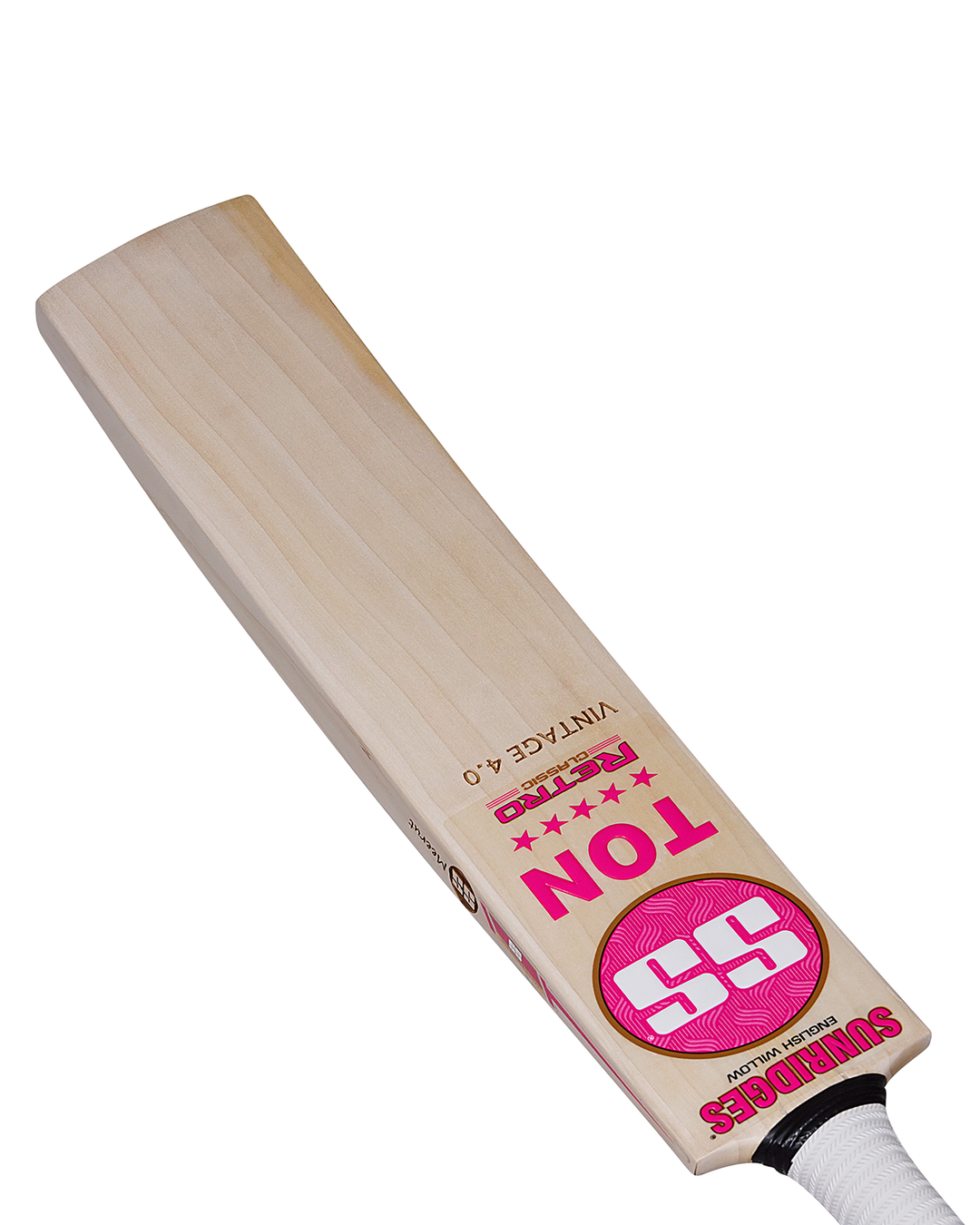SS TON Retro Vintage 4.0 English Willow Cricket Bat - SH
