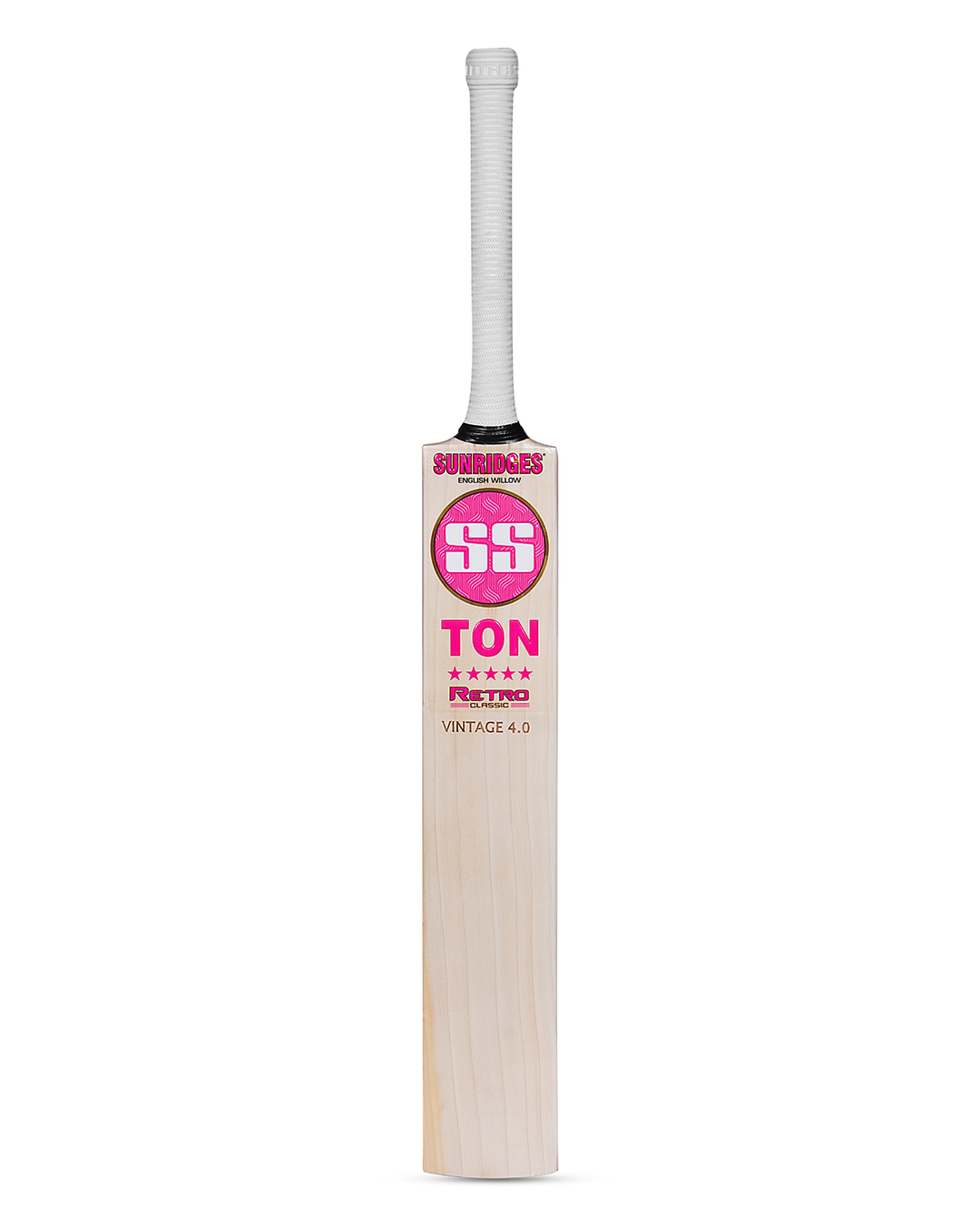 SS TON Retro Vintage 4.0 English Willow Cricket Bat - SH