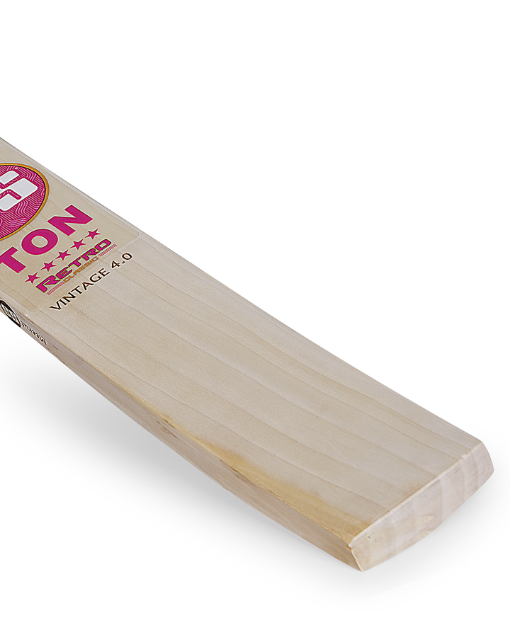 SS TON Retro Vintage 4.0 English Willow Cricket Bat - SH