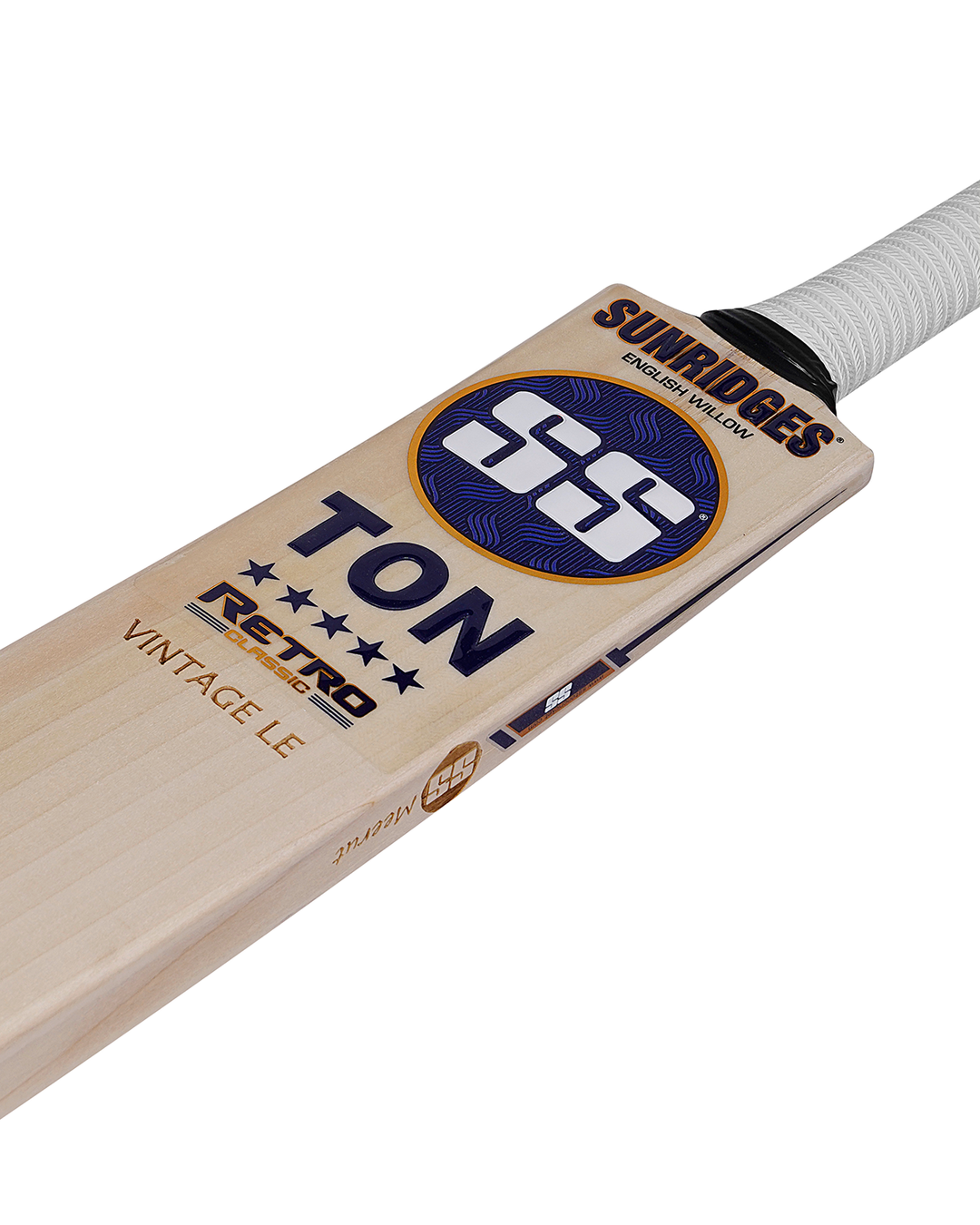 SS TON Retro Vintage Limited Edition English Willow Cricket Bat - SH