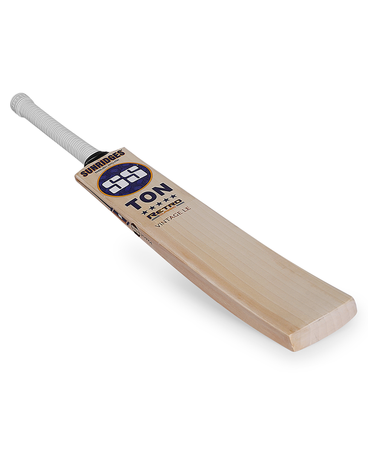 SS TON Retro Vintage Limited Edition English Willow Cricket Bat - SH