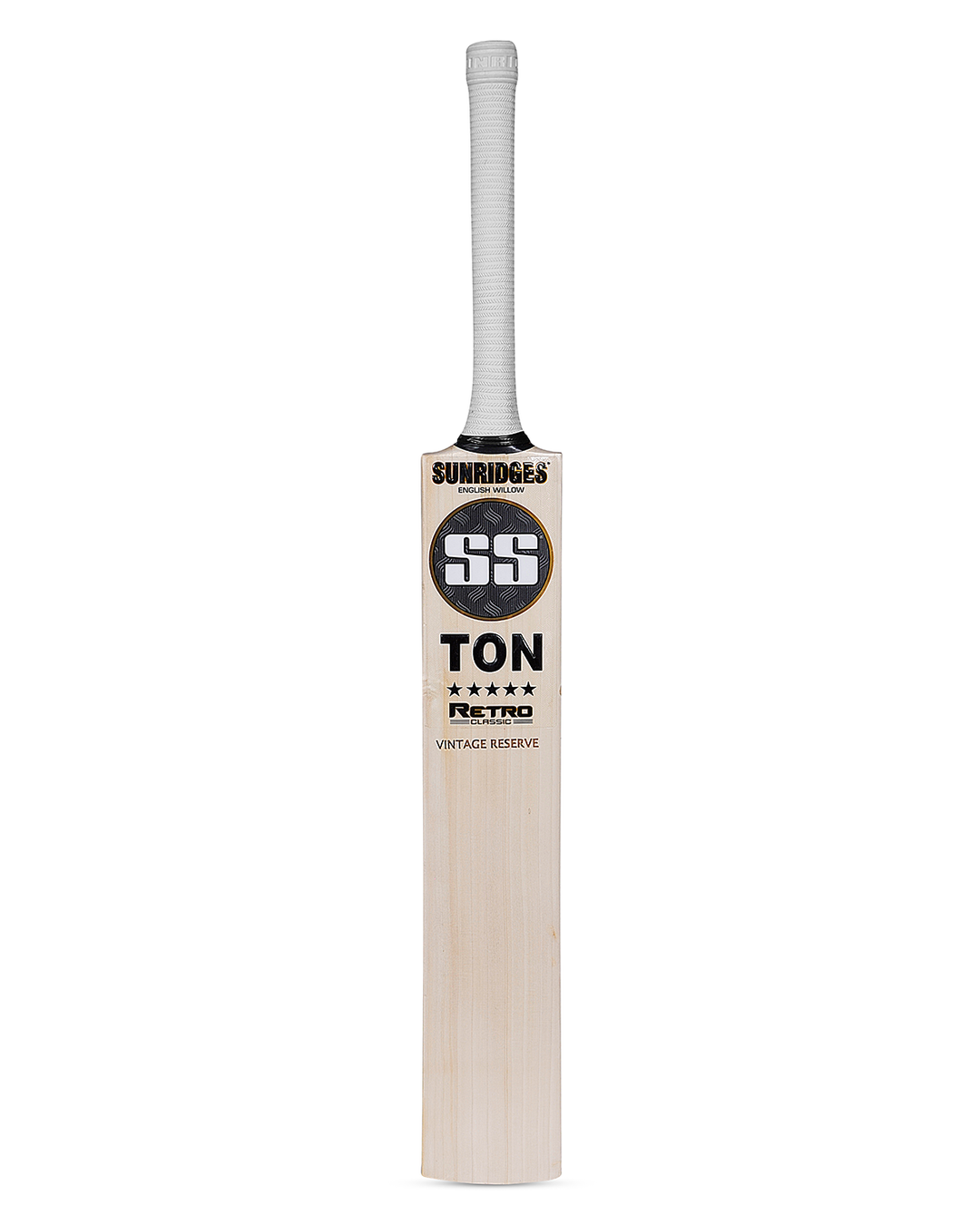 SS TON Retro Vintage Reserve English Willow Cricket Bat - SH