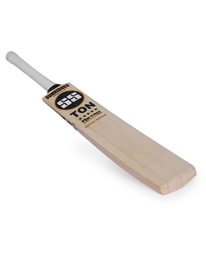 SS TON Retro Vintage Reserve English Willow Cricket Bat - SH
