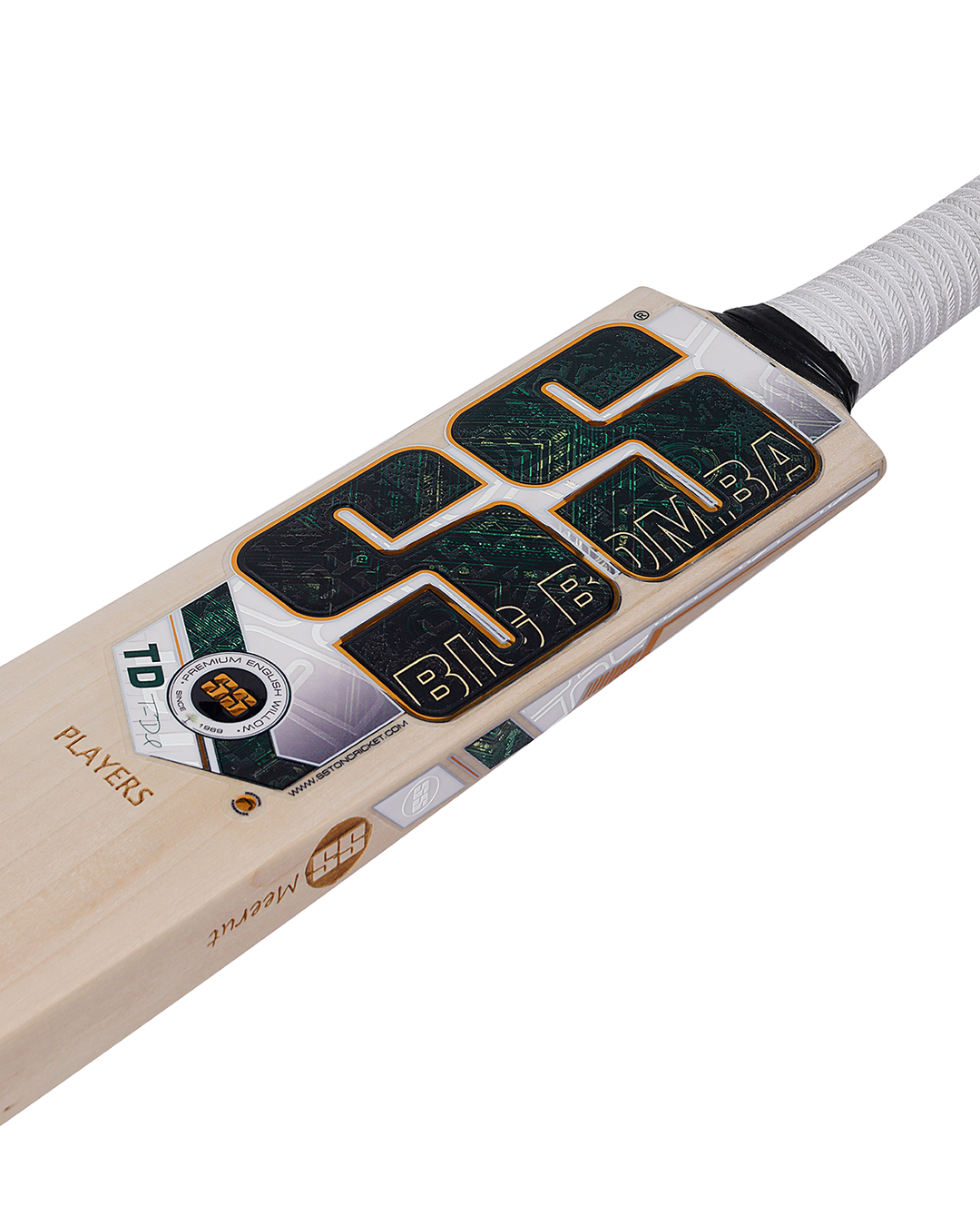 SS Tim David Players English Willow Cricket Bat - Junior