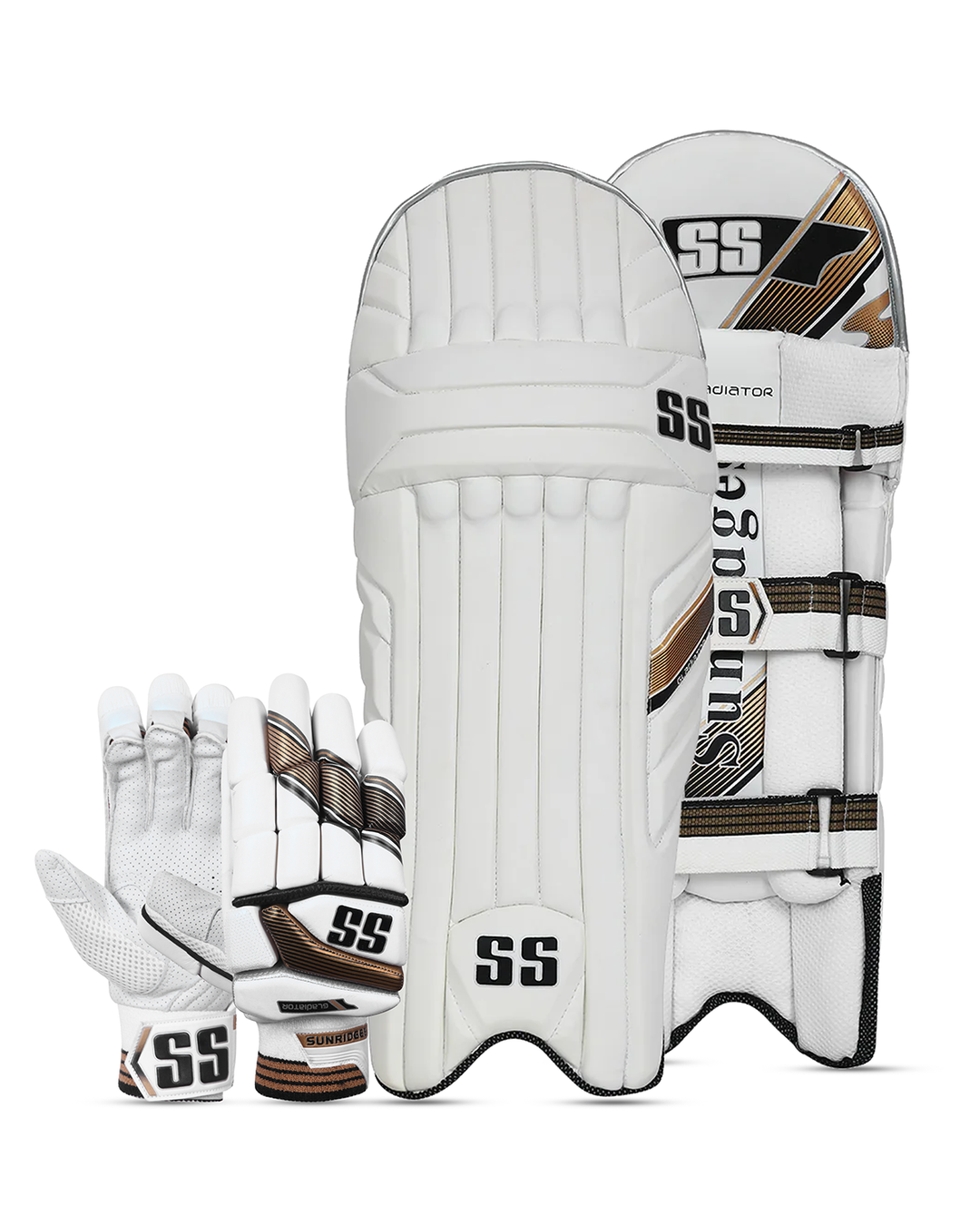 SS Gladiator Batting Pads and Gloves Bundle - Adult