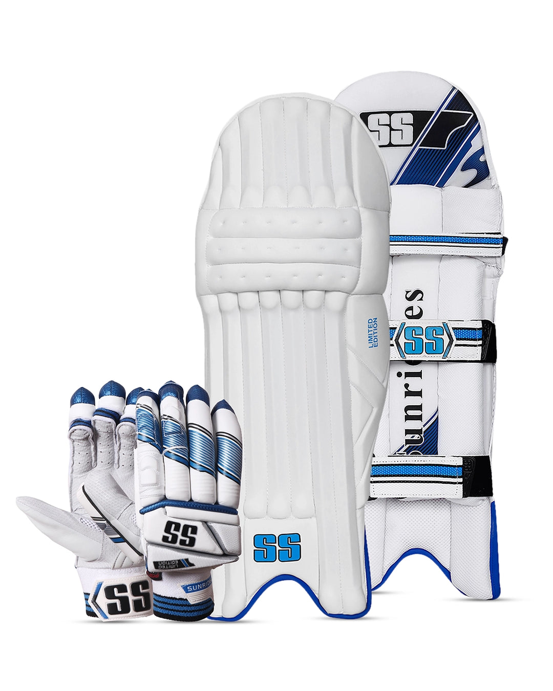 SS Limited Edition Batting Pads and Gloves Bundle - Adult