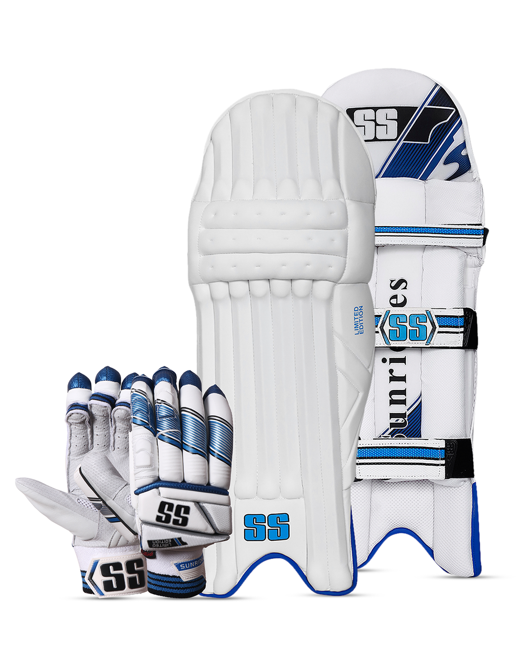 SS Limited Edition Batting Pads and Gloves Bundle - Adult