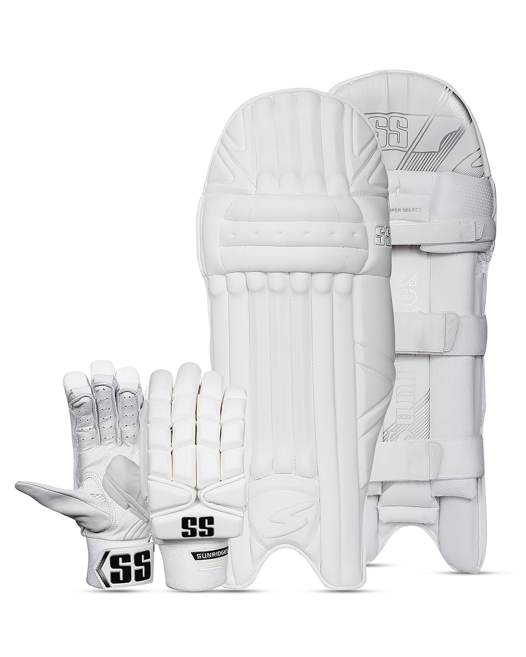 SS Super Select Batting Pads and Gloves Bundle - Adult
