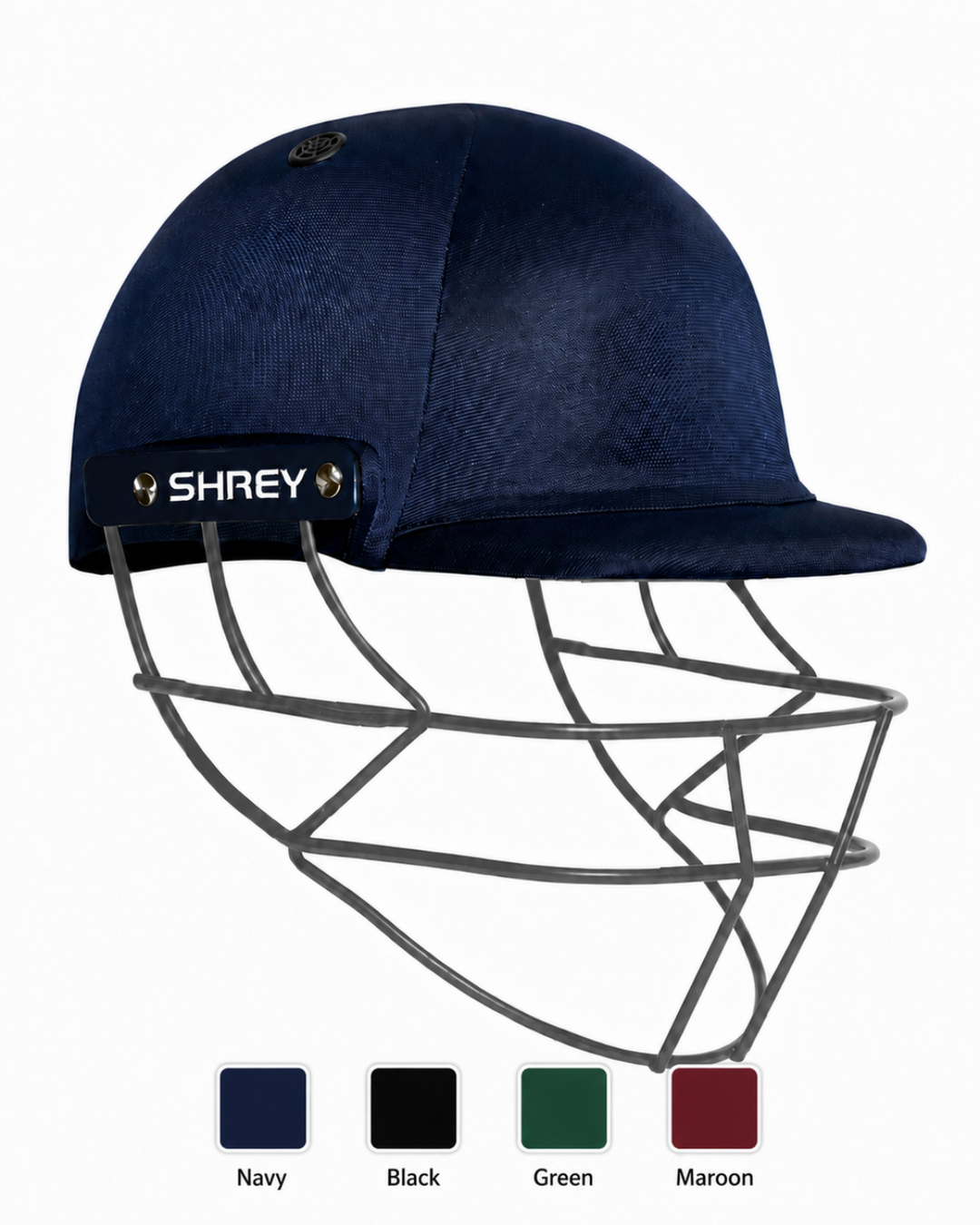 Shrey Performance 2.0 Cricket Batting Helmet - Steel - Youth