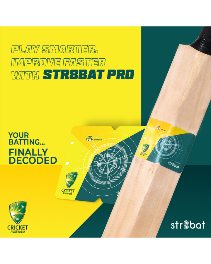 Str8bat Pro Cricket Bat Smart Sticker v2.0