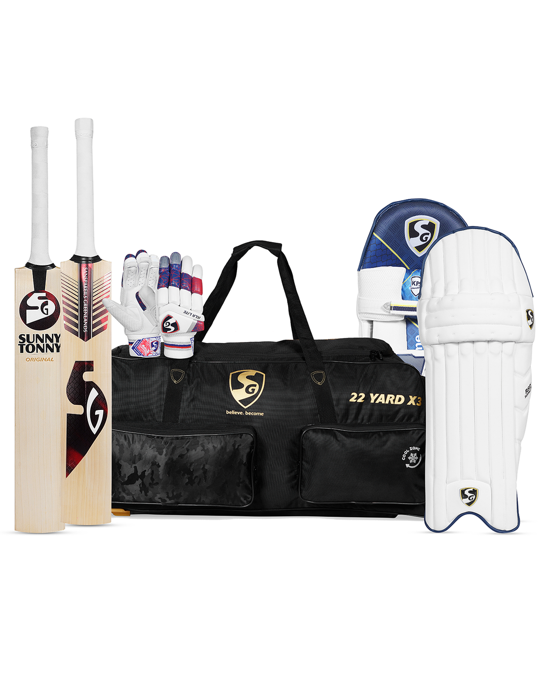 SG Sunny Tonny Original Cricket Bundle Kit - Senior
