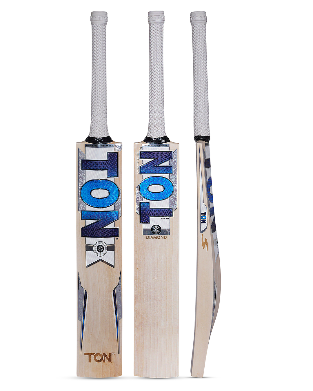 TON Diamond English Willow Cricket Bat - Junior